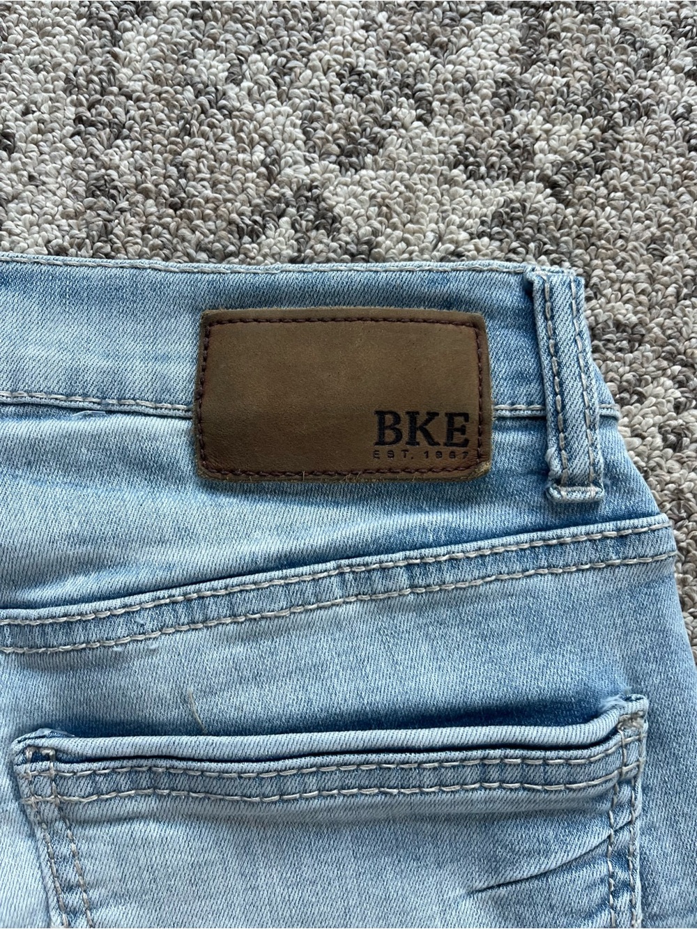 BKE Light Blue Boot Cut men’s Jeans - Picture 4 of 6